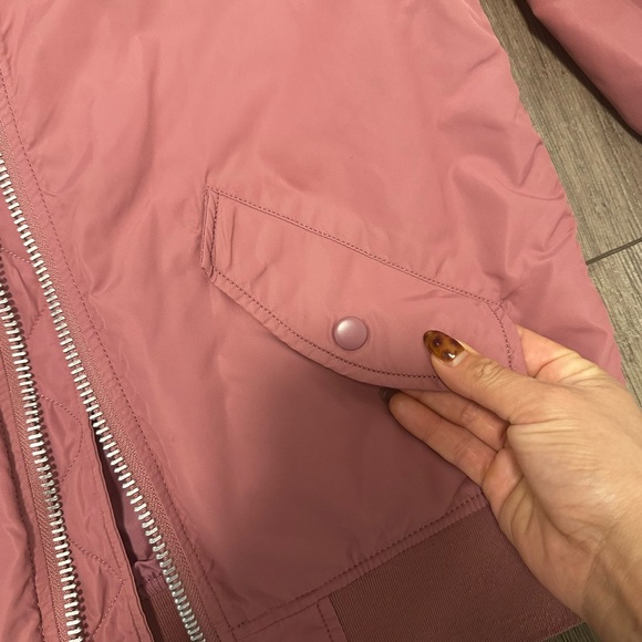 Alpha Industries MA1 59 Bomber Jacket in Dusty Pink - Picture 6 of 8